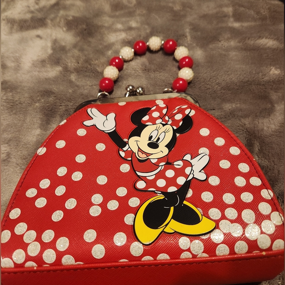 Disney Minnie Mouse Red and White Mini Bag
